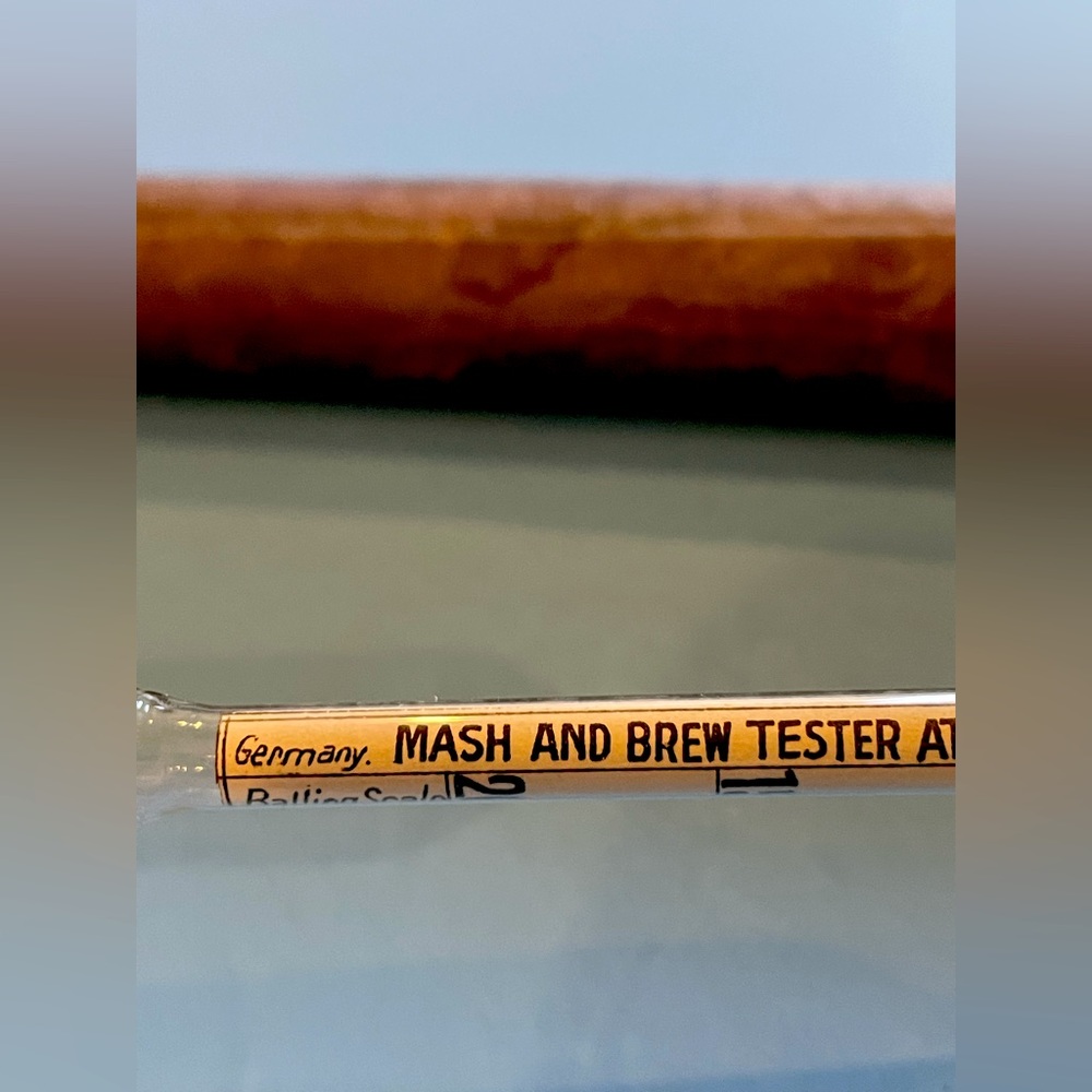 Antique Mash and Brew Thermometer